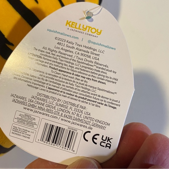 Squishmallows Tina Tiger 7” high NWT - Picture 5 of 7